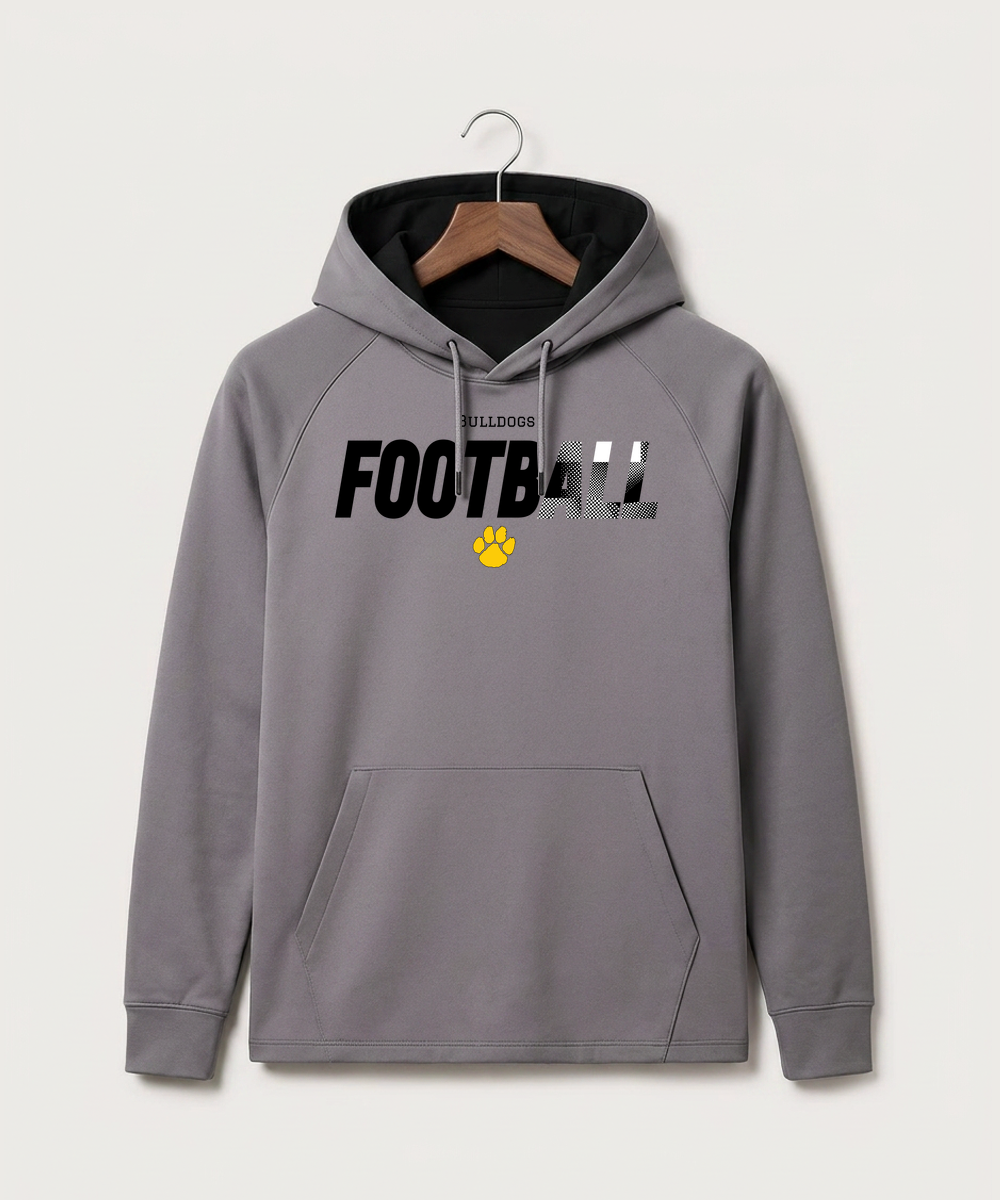 Plainview Elgin Millville H S Football (Boys) - Gray Hoodie - Full Front
