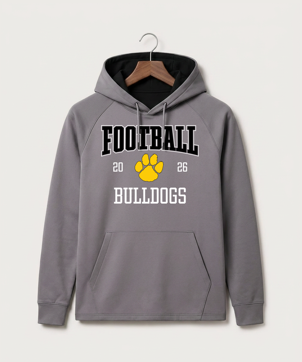 Plainview Elgin Millville H S Football (Boys) - Gray Hoodie - Full Front