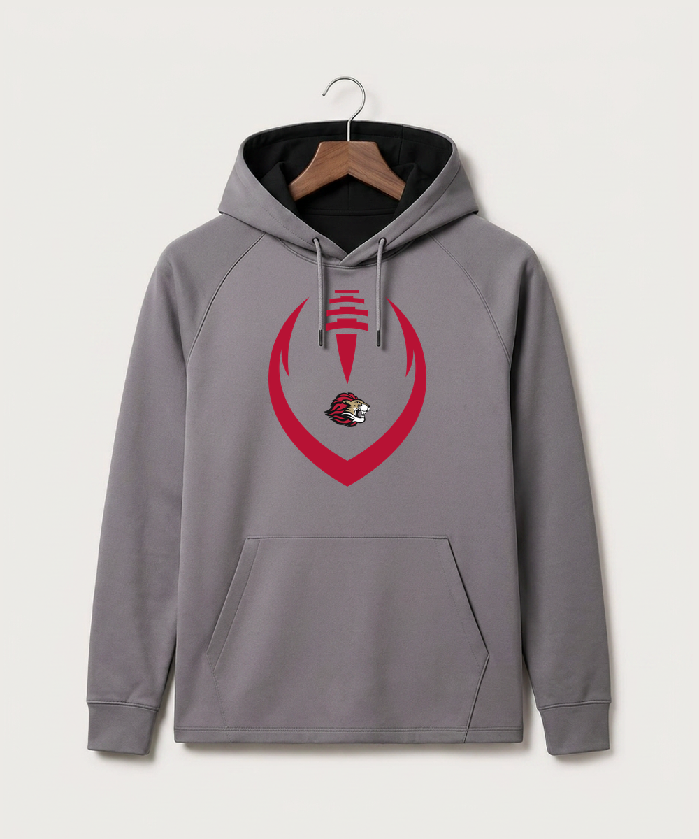 Spring Grove High School Football (Boys) - Gray Hoodie - Full Front