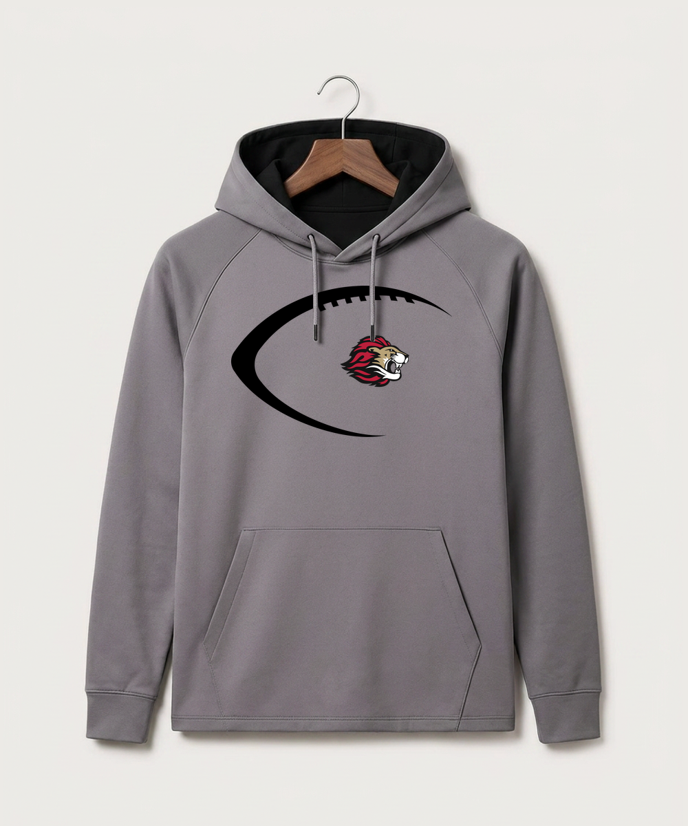 Spring Grove High School Football (Boys) - Gray Hoodie - Full Front
