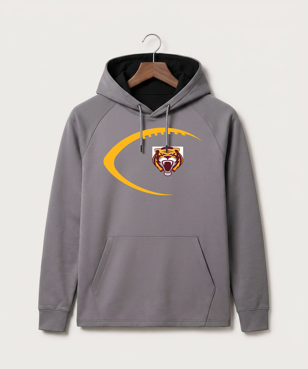 Stewartville High School Football (Boys) - Gray Hoodie - Full Front
