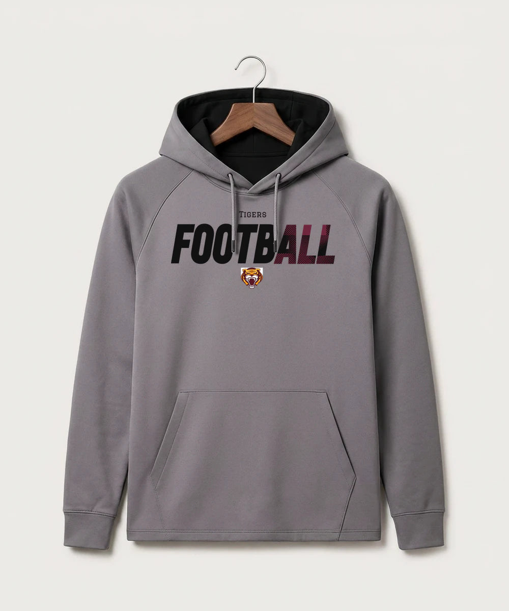 Stewartville High School Football (Boys) - Gray Hoodie - Full Front