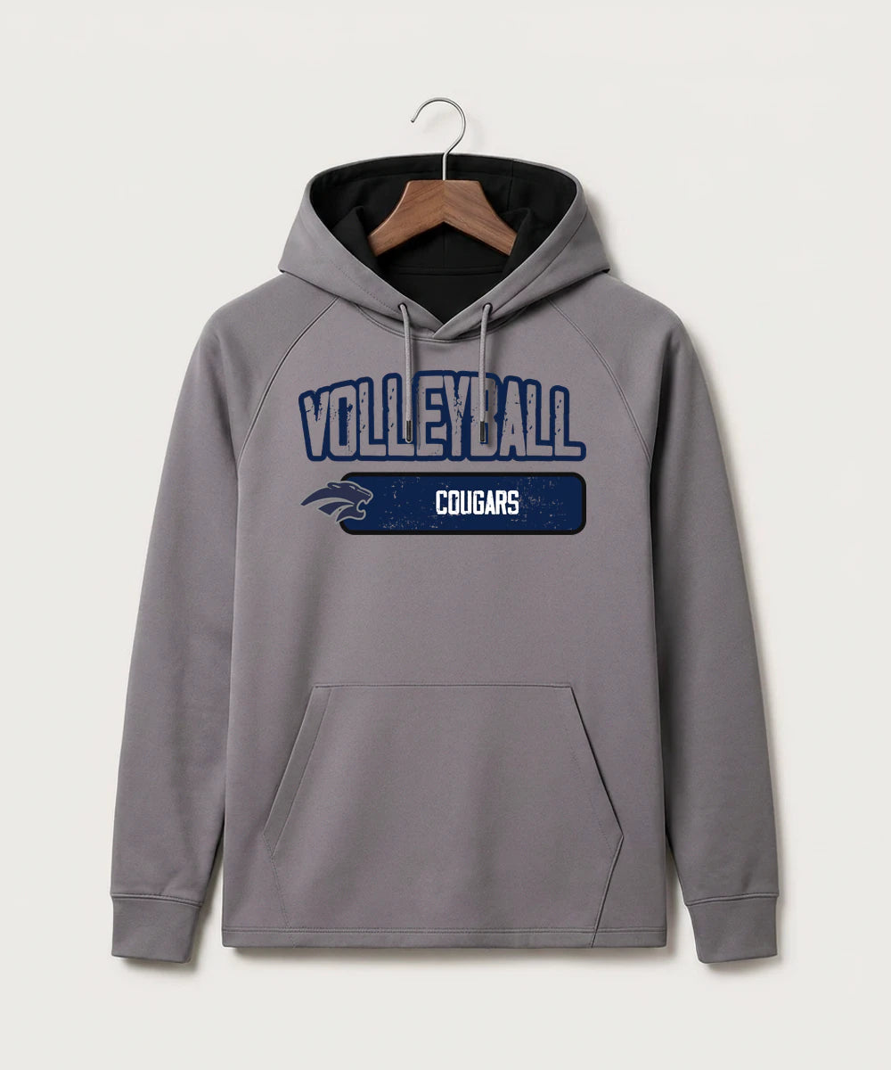 Zumbrota Mazeppa High School Volleyball (Girls) - Gray Hoodie - Full Front