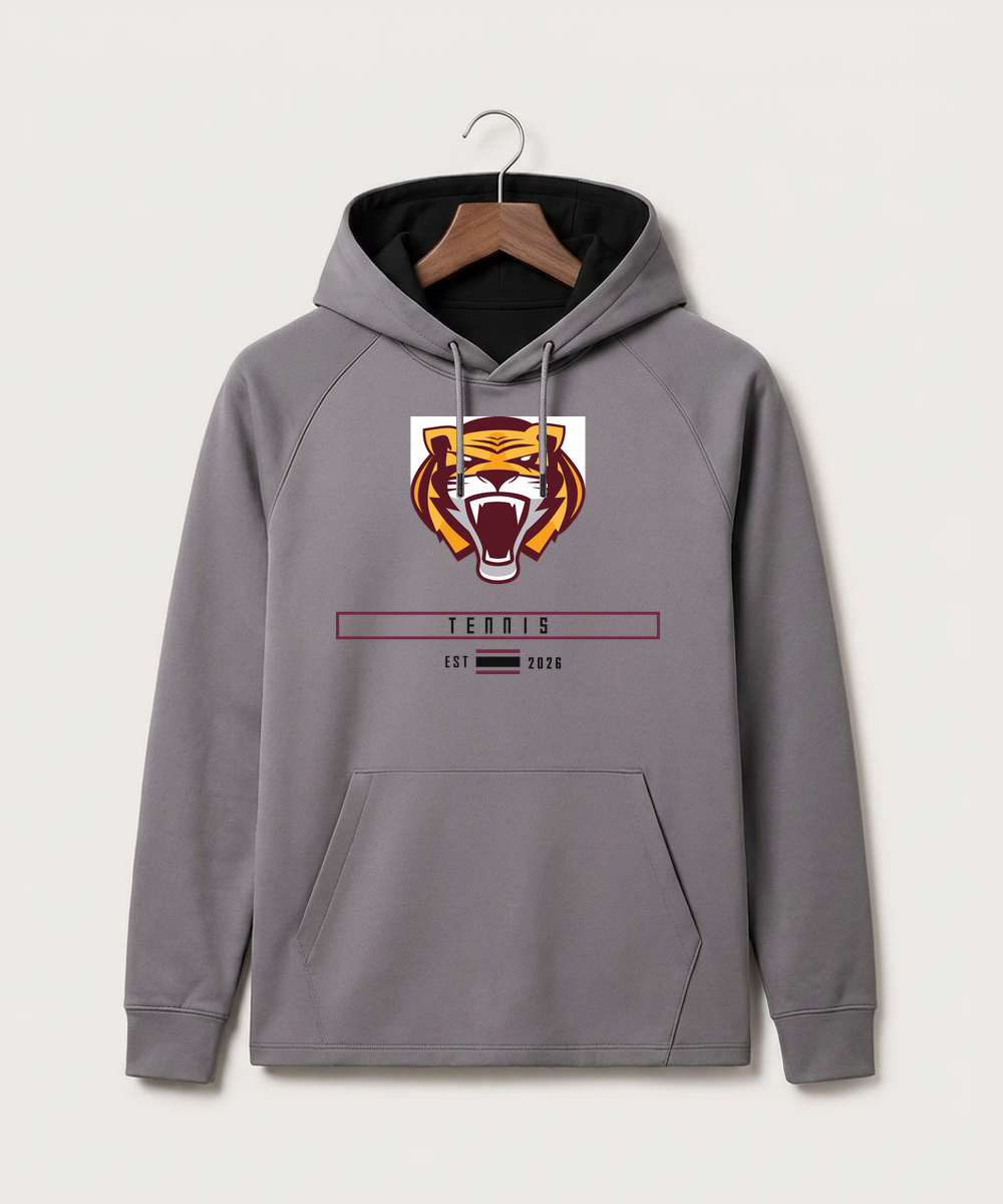 Stewartville High School Tennis (Coed) - Gray Hoodie - Full Front