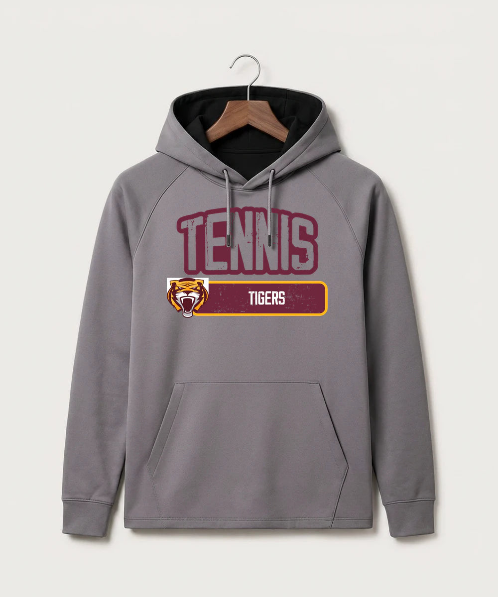 Stewartville High School Tennis (Coed) - Gray Hoodie - Full Front
