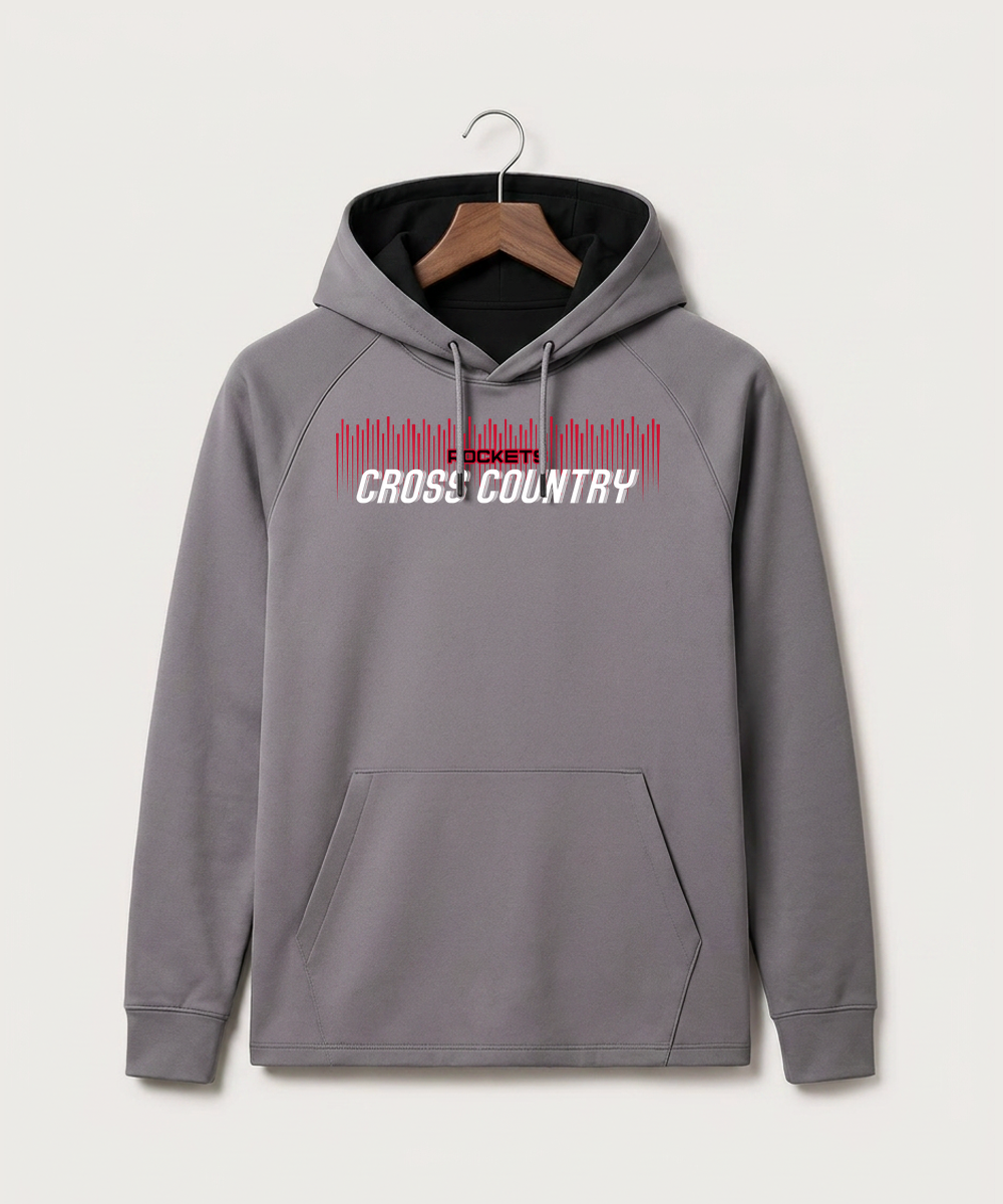 John Marshall High School Cross Country (Coed) - Gray Hoodie - Full Front