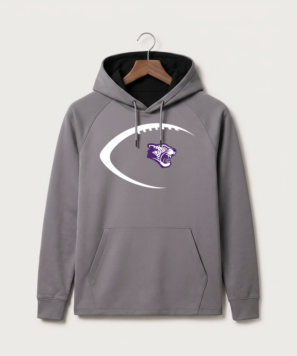 Granada-Huntley-East Chain/Truman Football (Boys) - Gray Hoodie - Full Front
