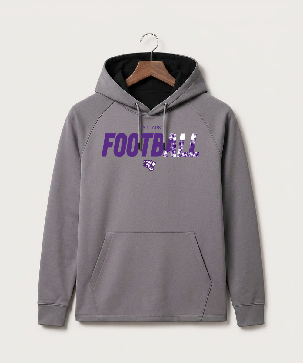 Granada-Huntley-East Chain/Truman Football (Boys) - Gray Hoodie - Full Front