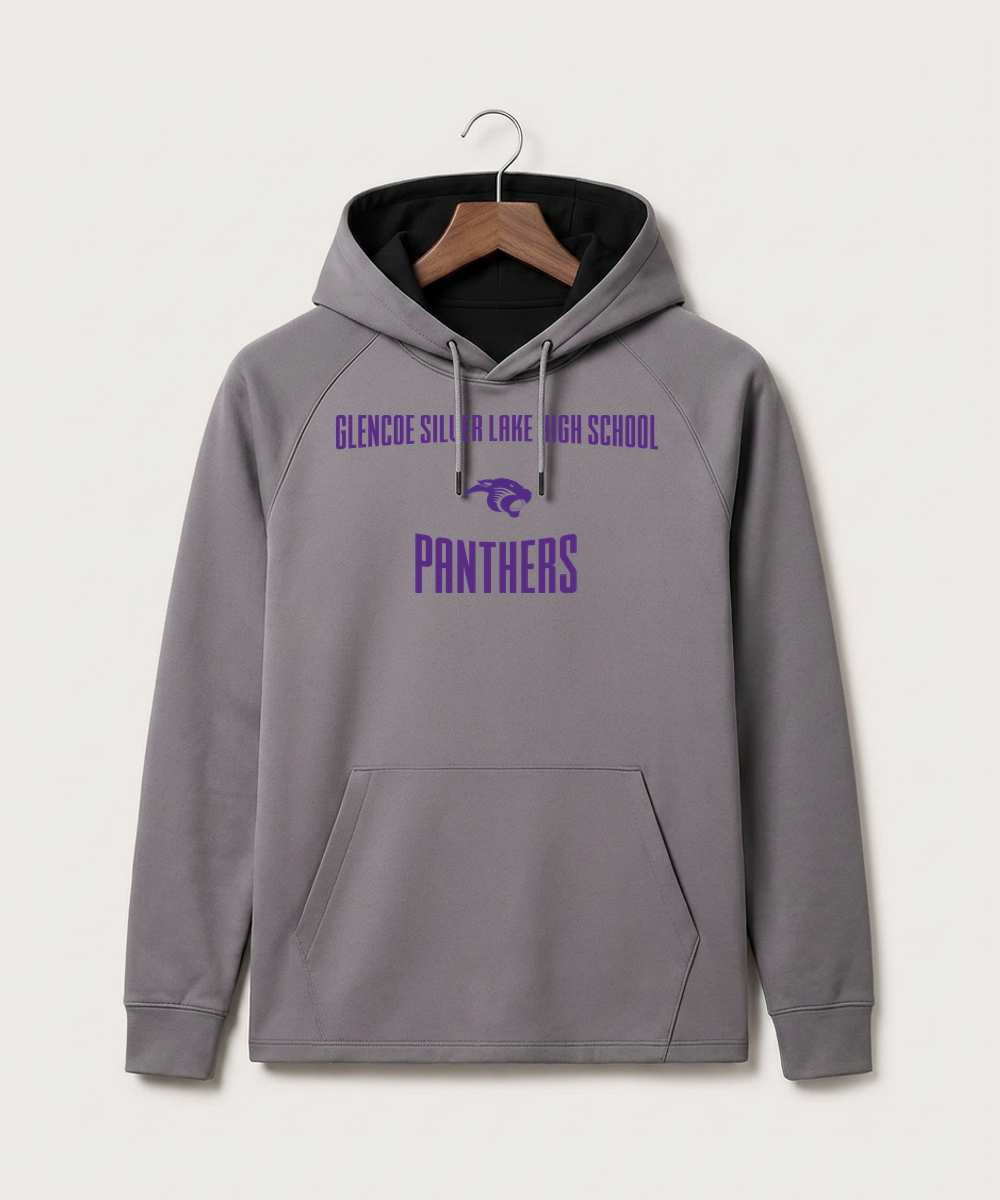 Glencoe Silver Lake High School Athletics - Gray Hoodie - Full Front