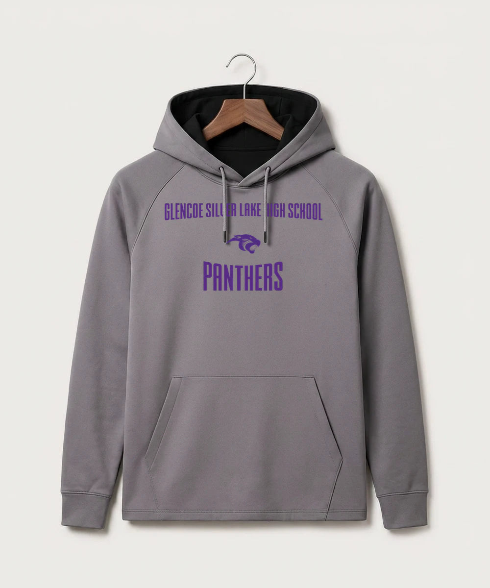 Glencoe Silver Lake High School Athletics - Gray Hoodie - Full Front