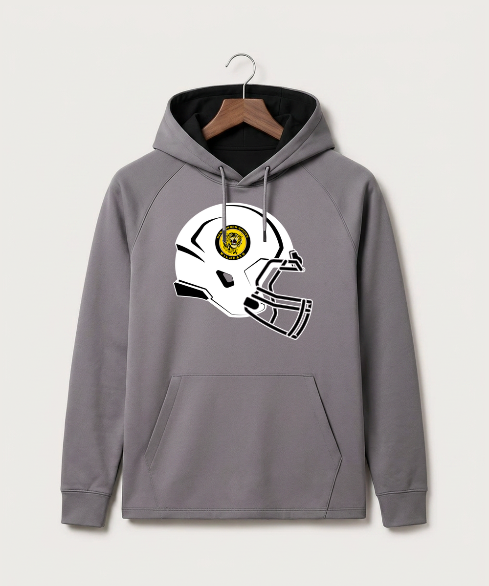 New London Spicer High School Football (Boys) - Gray Hoodie - Full Front