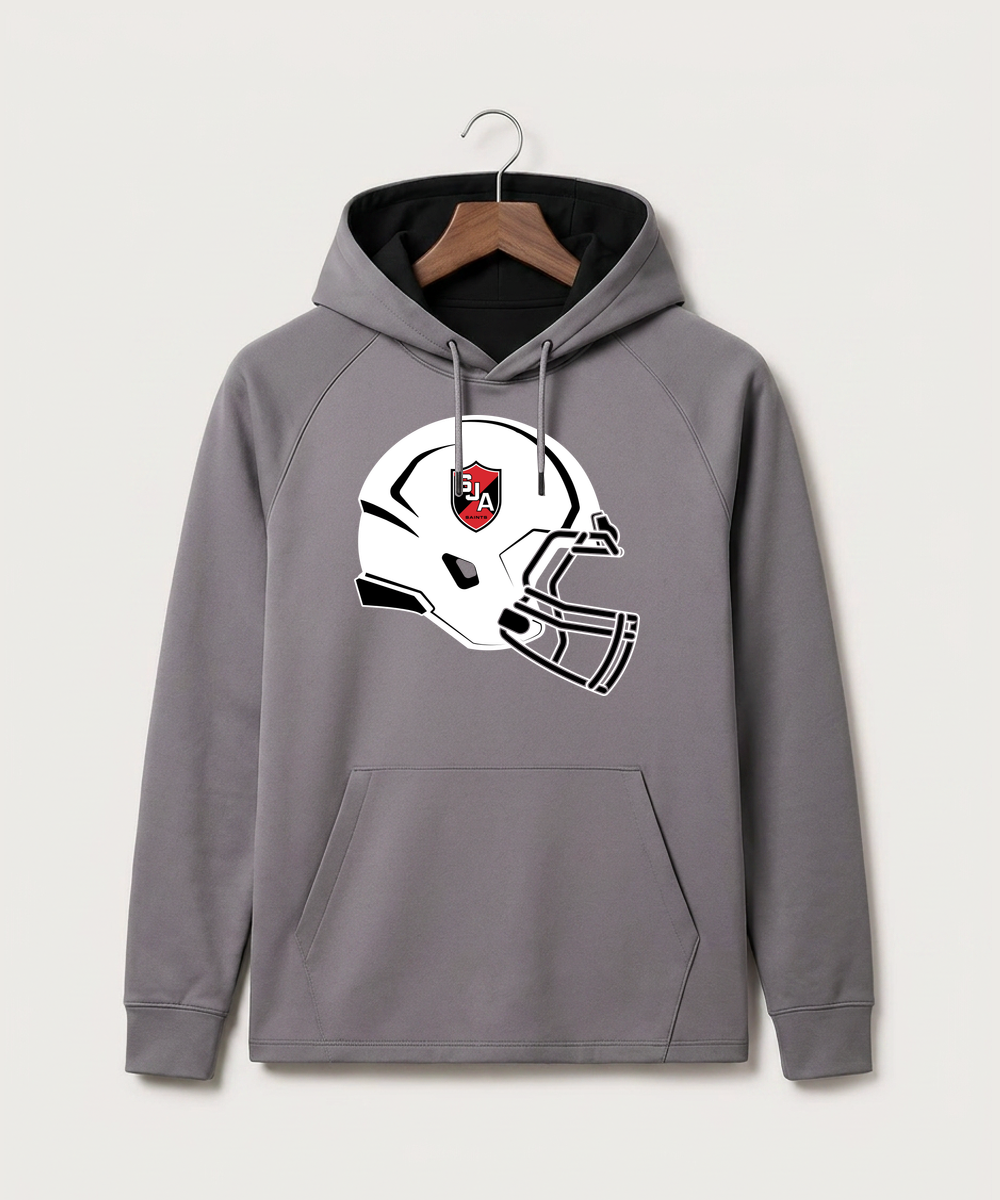 Saint James High School Football (Boys) - Gray Hoodie - Full Front