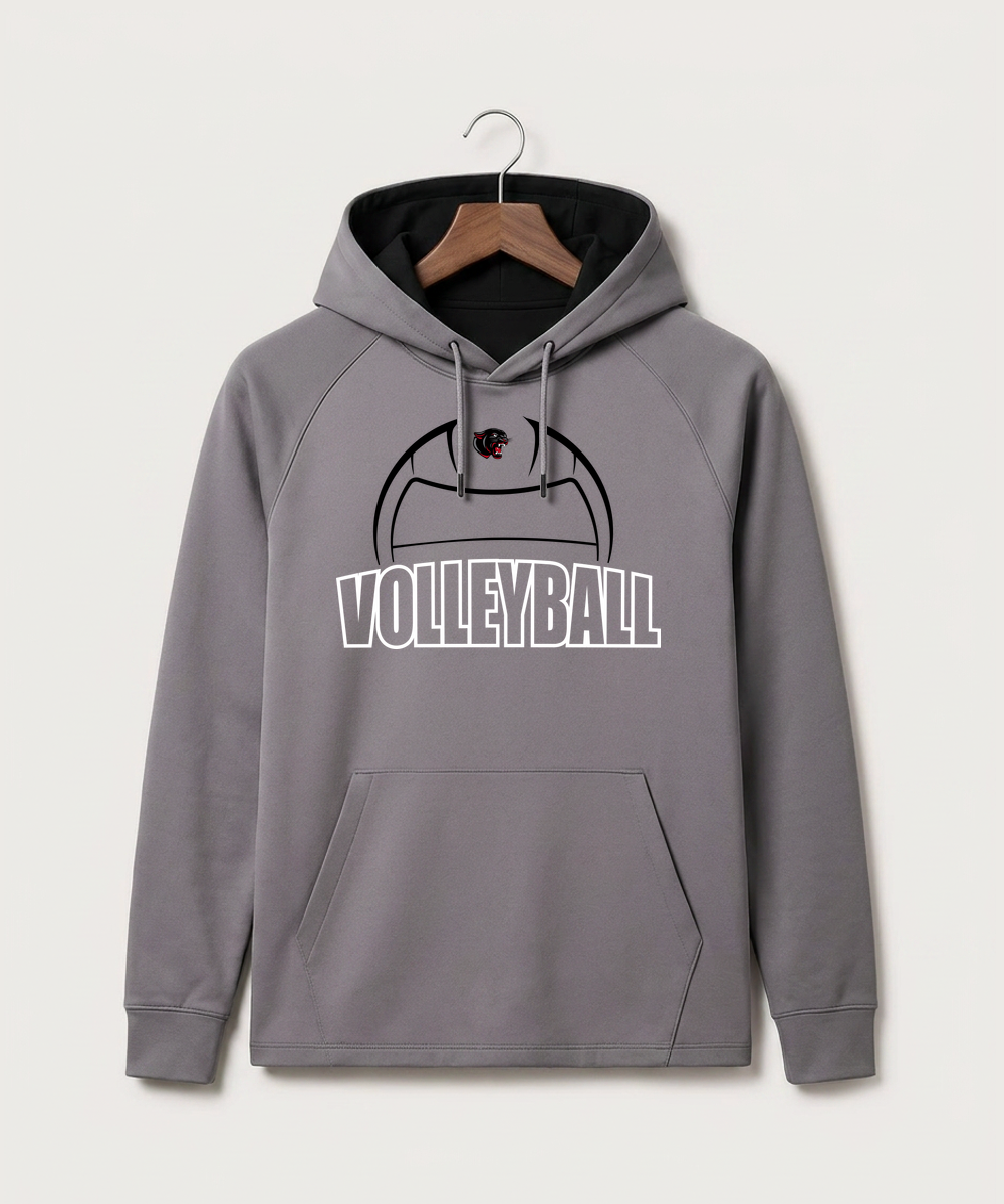 Tracy-Milroy-Balaton High School Volleyball (Girls) - Gray Hoodie - Full Front