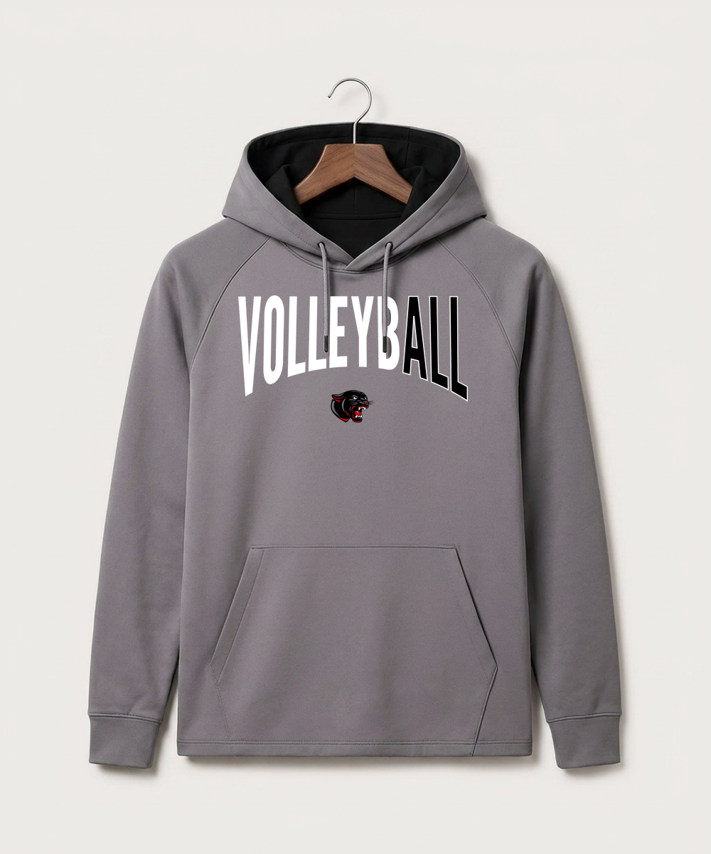 Tracy-Milroy-Balaton High School Volleyball (Girls) - Gray Hoodie - Full Front