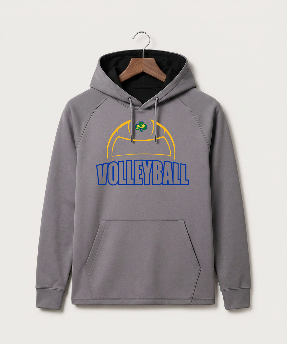 Rosemount High School Volleyball (Girls) - Gray Hoodie - Full Front