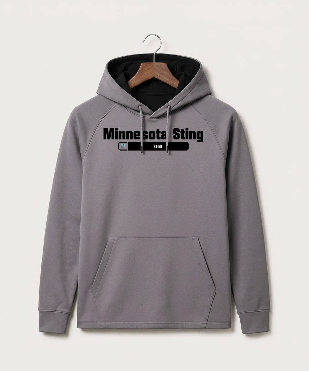 Minnesota Sting Athletics - Gray Hoodie - Full Front