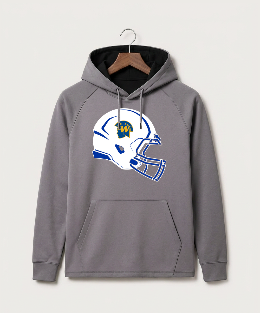 Wayzata High School Football (Boys) - Gray Hoodie - Full Front
