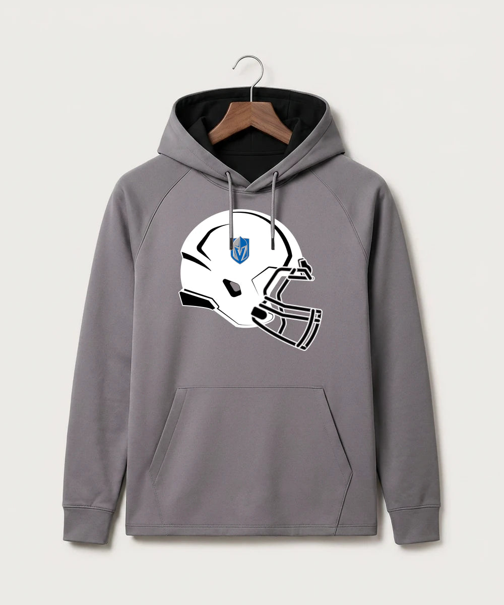 Lake Crystal-Welcome-Memorial High School Football (Boys) - Gray Hoodie - Full Front
