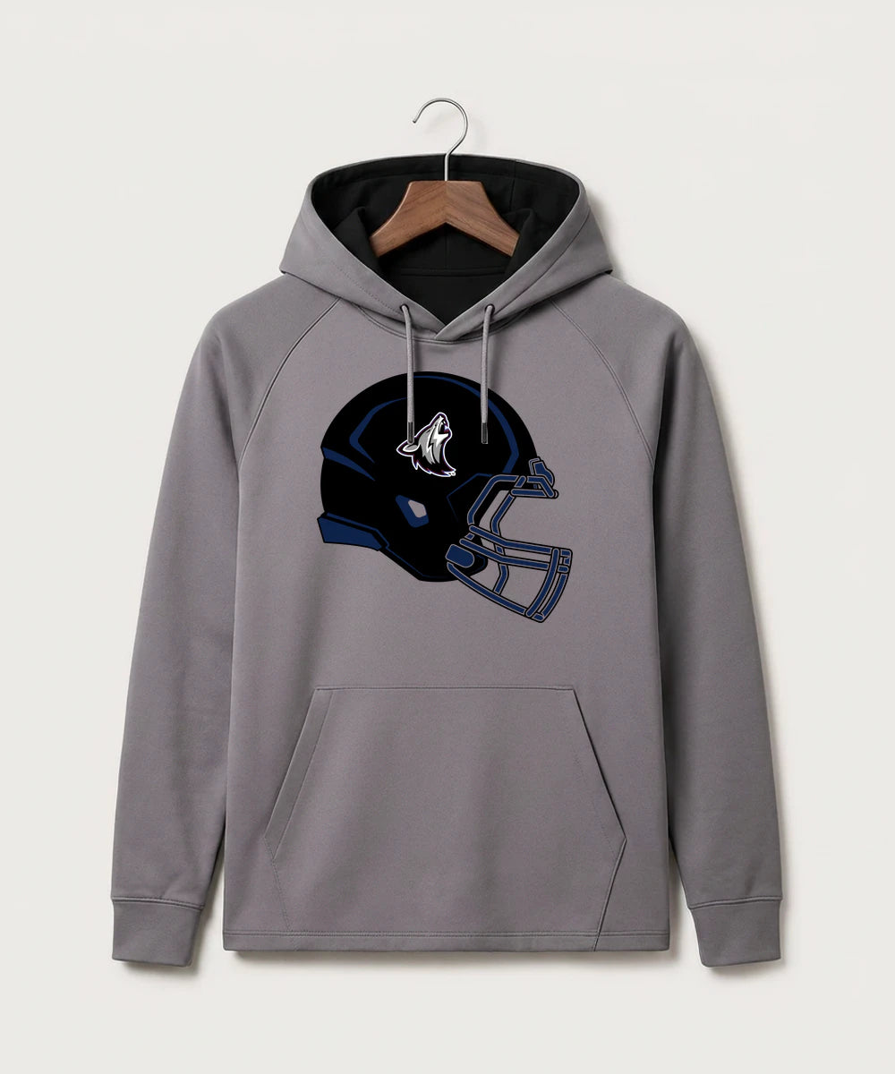 Heron Lake-Okabena High School Football (Boys) - Gray Hoodie - Full Front