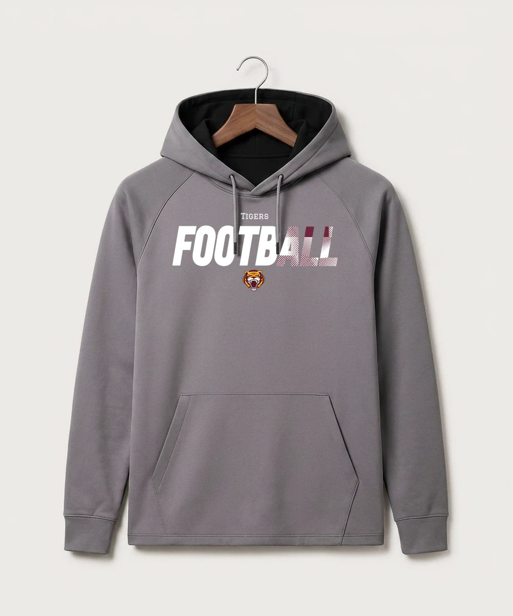 Stewartville High School Football (Boys) - Gray Hoodie - Full Front