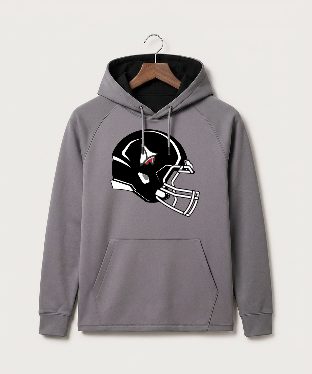 Detroit Lakes Community High School Football (Boys) - Gray Hoodie - Full Front