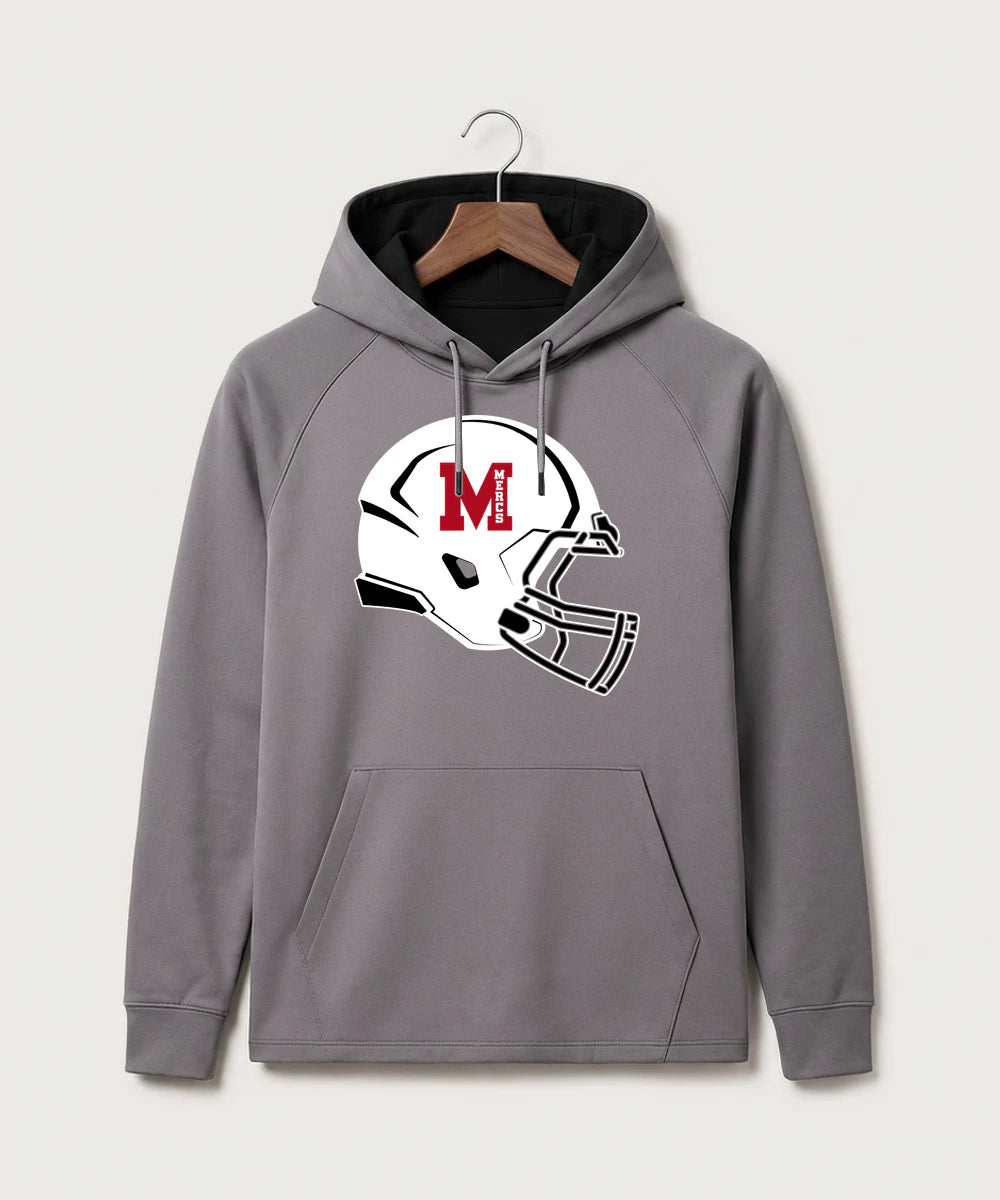 Mcgregor High School Football (Boys) - Gray Hoodie - Full Front