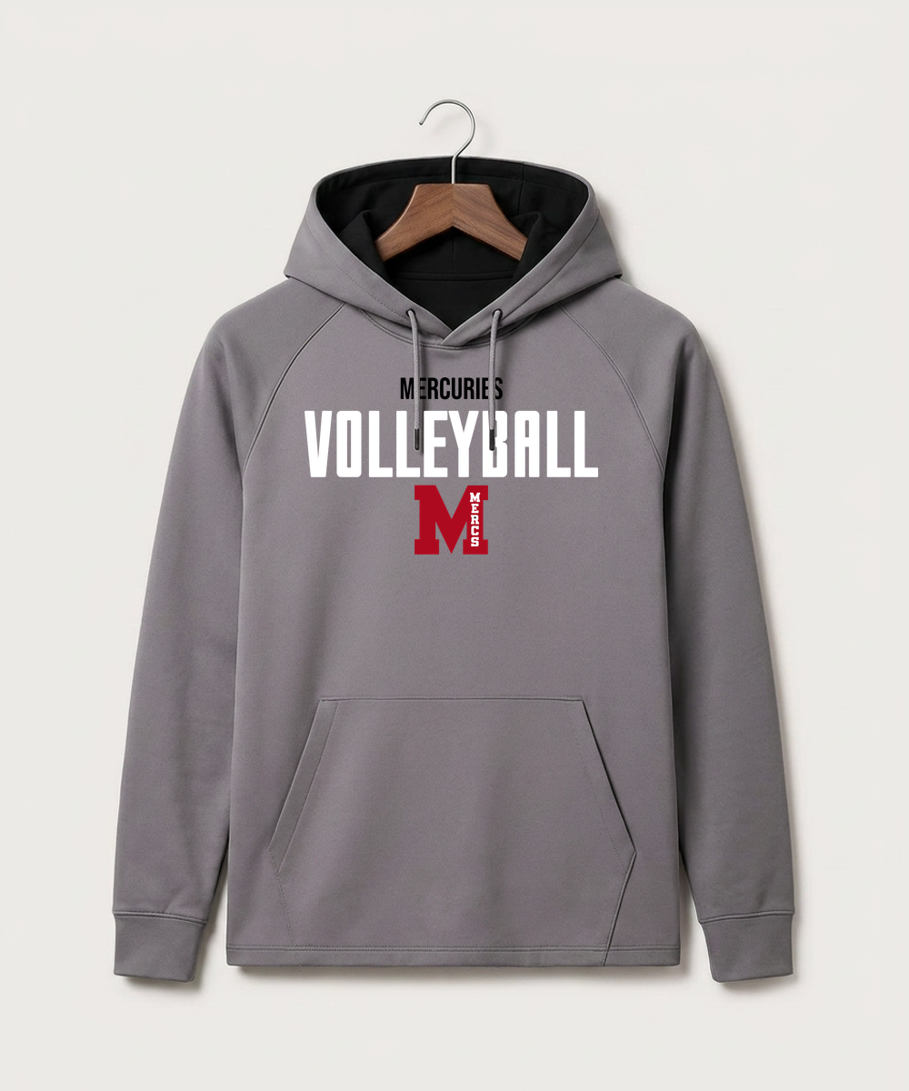 Mcgregor High School Volleyball (Girls) - Gray Hoodie - Full Front