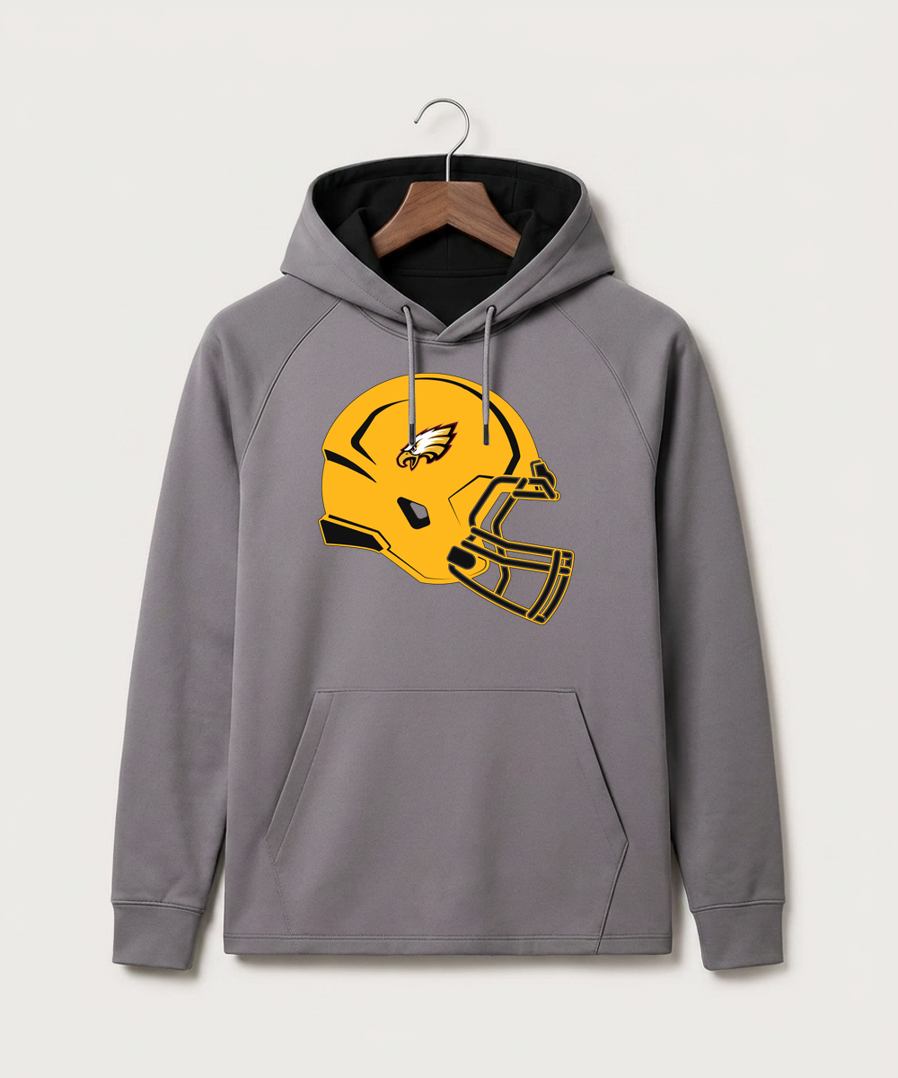 Dover-Eyota High School Football (Boys) - Gray Hoodie - Full Front