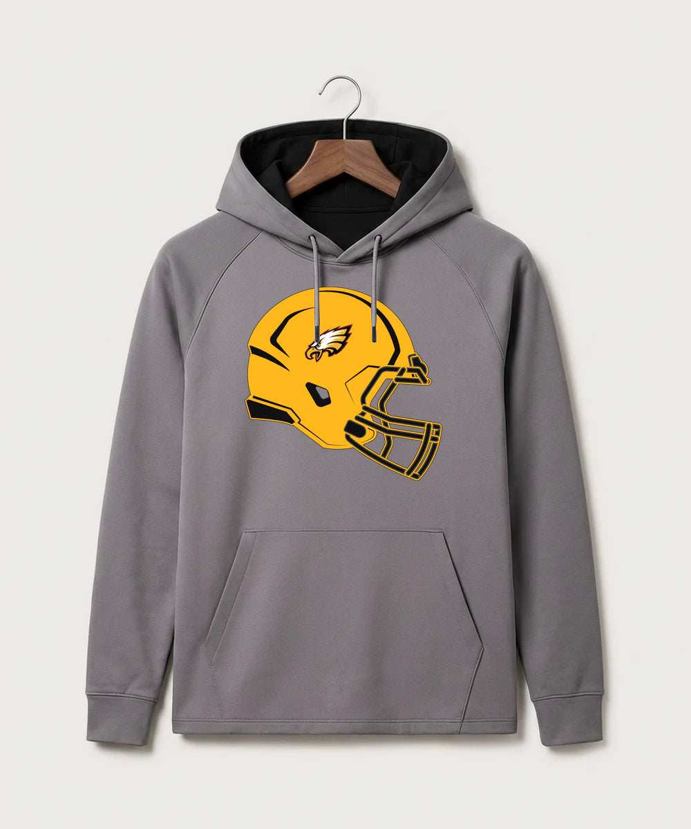 Dover-Eyota High School Football (Boys) - Gray Hoodie - Full Front
