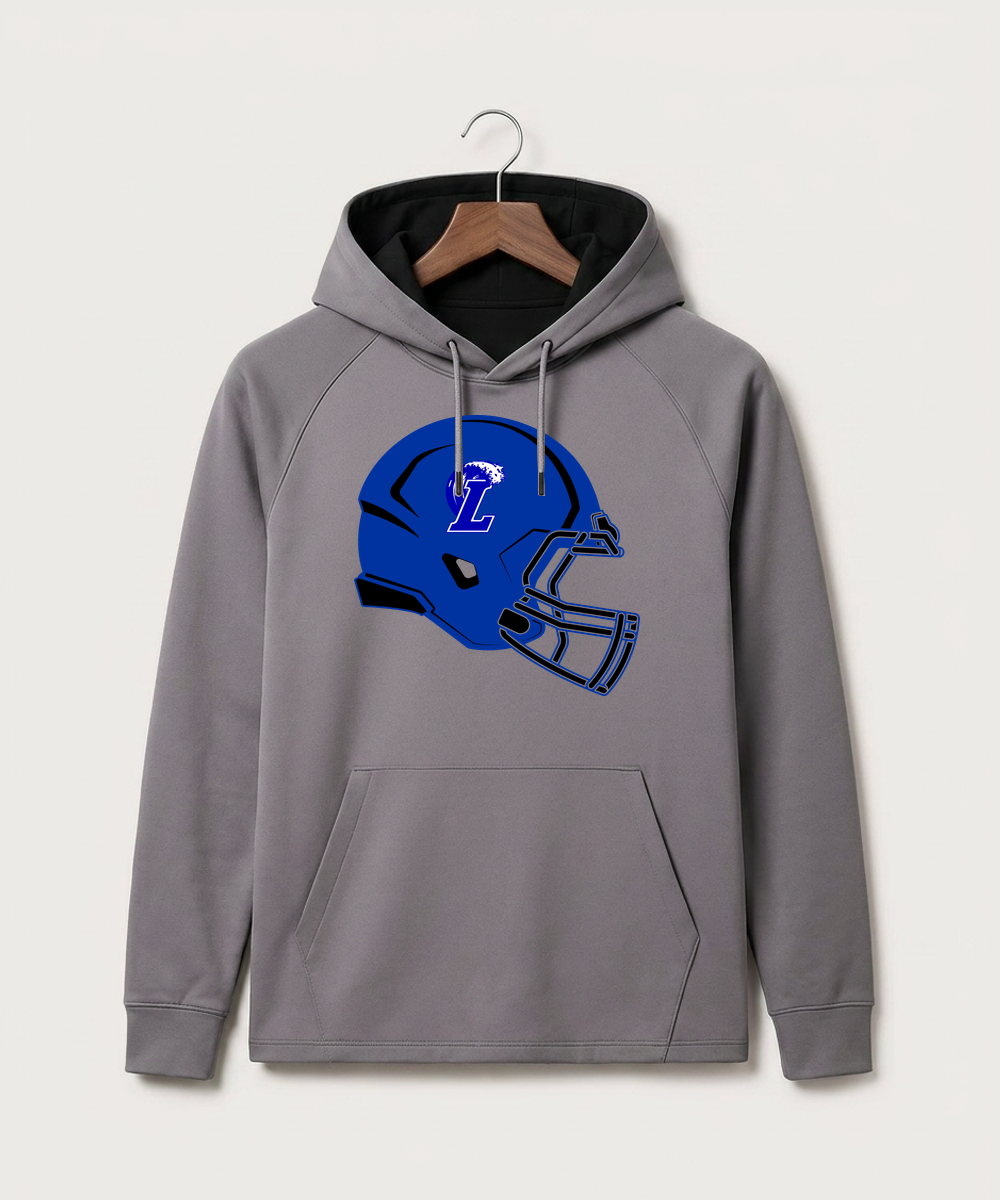 Lakeview High School Football (Boys) - Gray Hoodie - Full Front