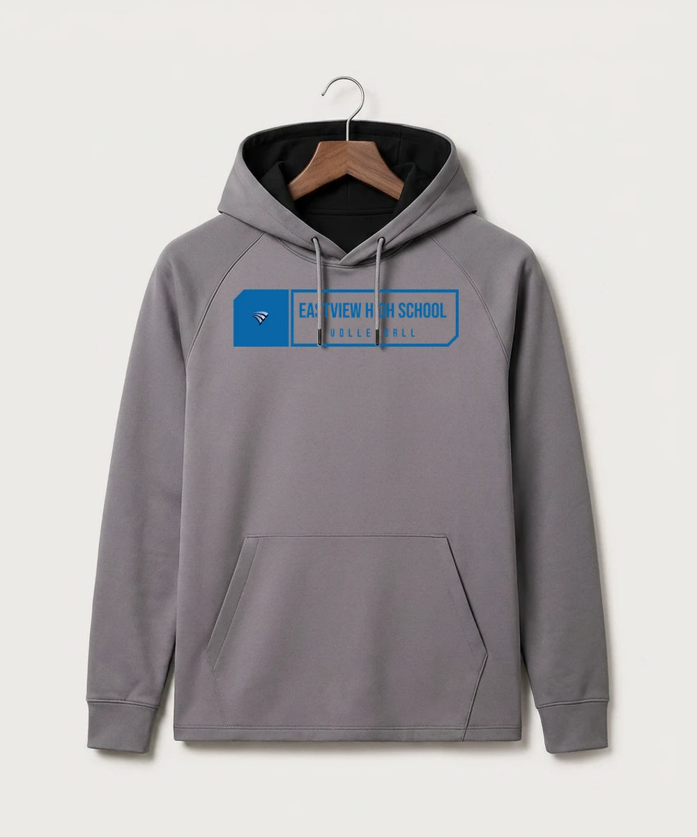 Eastview High School Volleyball (Girls) - Gray Hoodie - Full Front