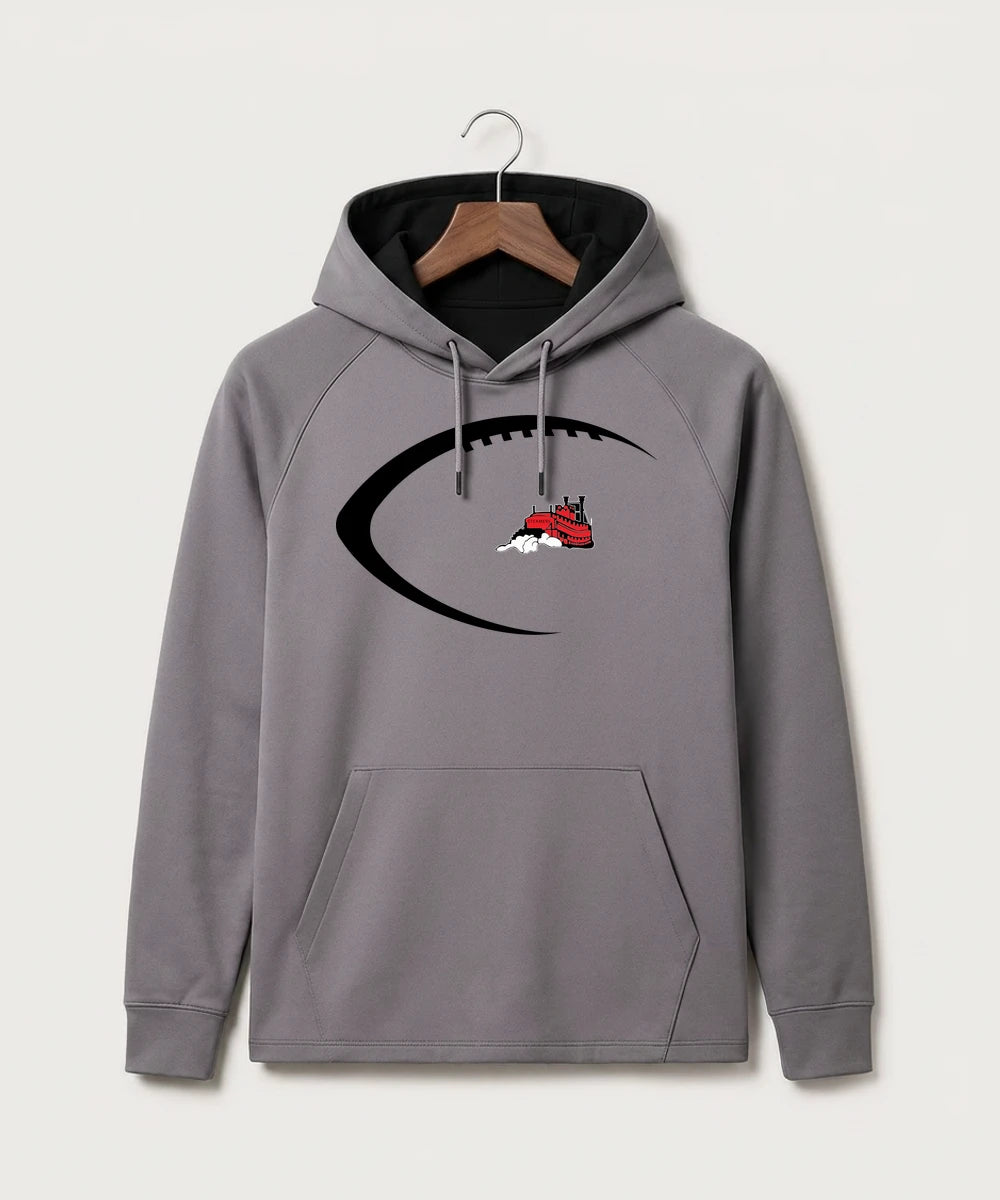 Fulton High School Football (Boys) - Gray Hoodie - Full Front