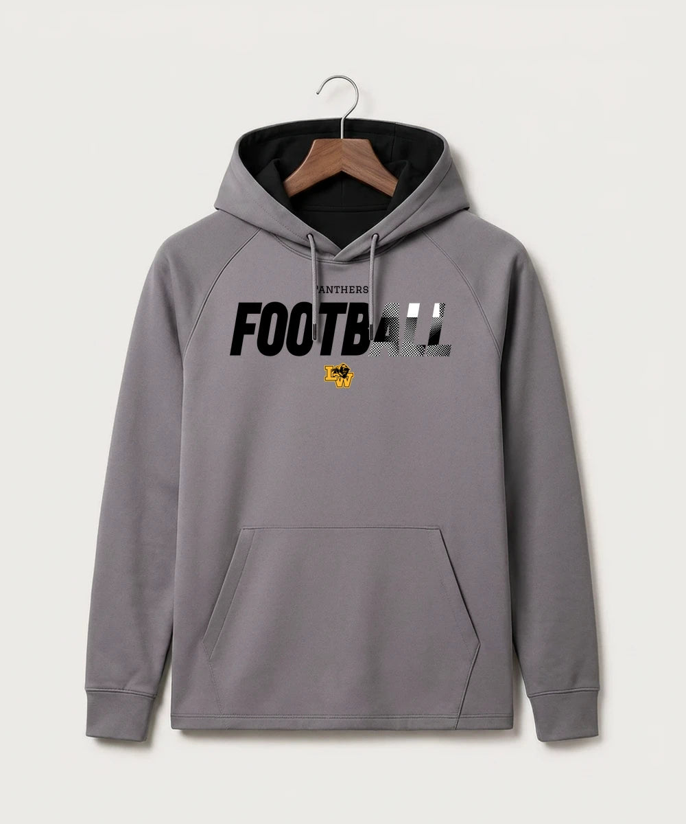 Le-Win Football - Gray Hoodie - Full Front