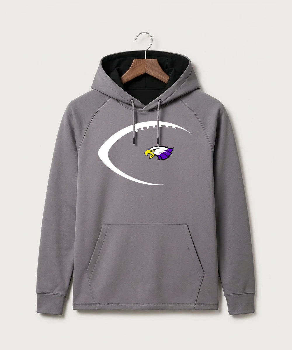 Red Wing High School Football - Gray Hoodie - Full Front