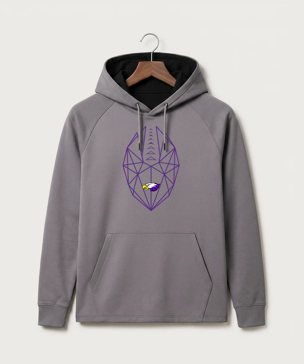 Red Wing High School Football - Gray Hoodie - Full Front