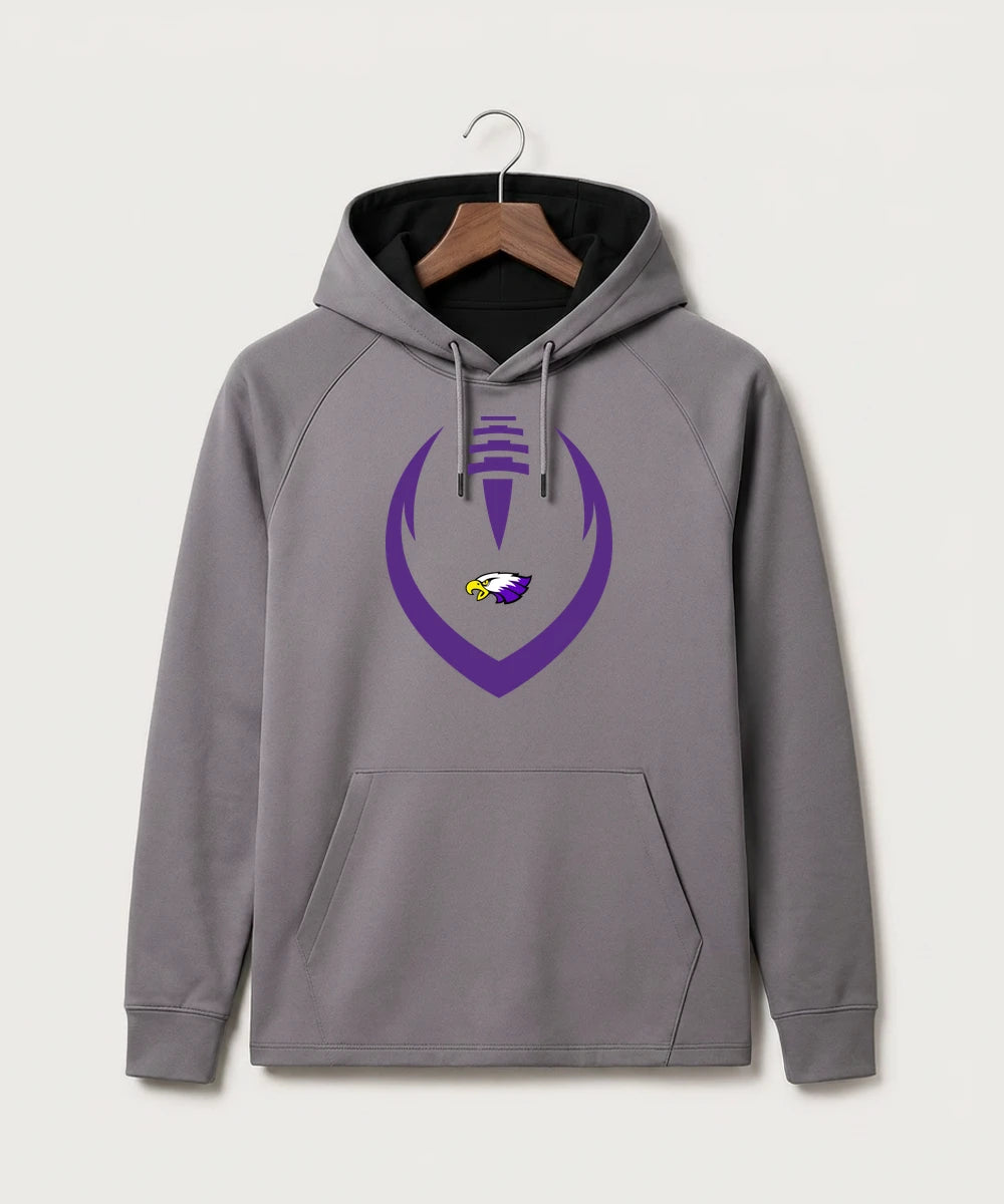 Red Wing High School Football - Gray Hoodie - Full Front