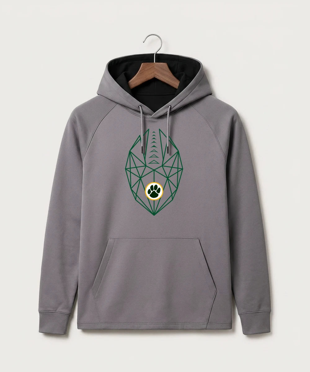 Ashwaubenon High School Football (Boys) (Sandbox) - Gray Hoodie - Full Front