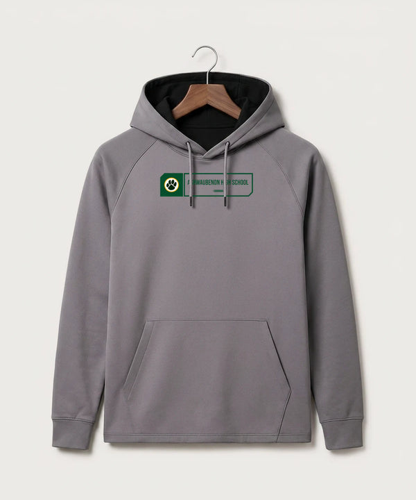 Ashwaubenon High School General (Sandbox) - Gray Hoodie - Full Front