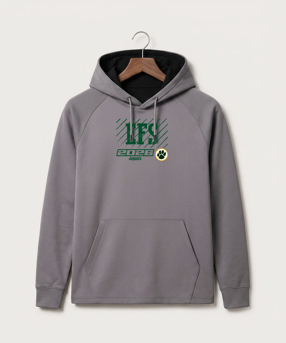 Ashwaubenon High School General (Sandbox) - Gray Hoodie - Full Front
