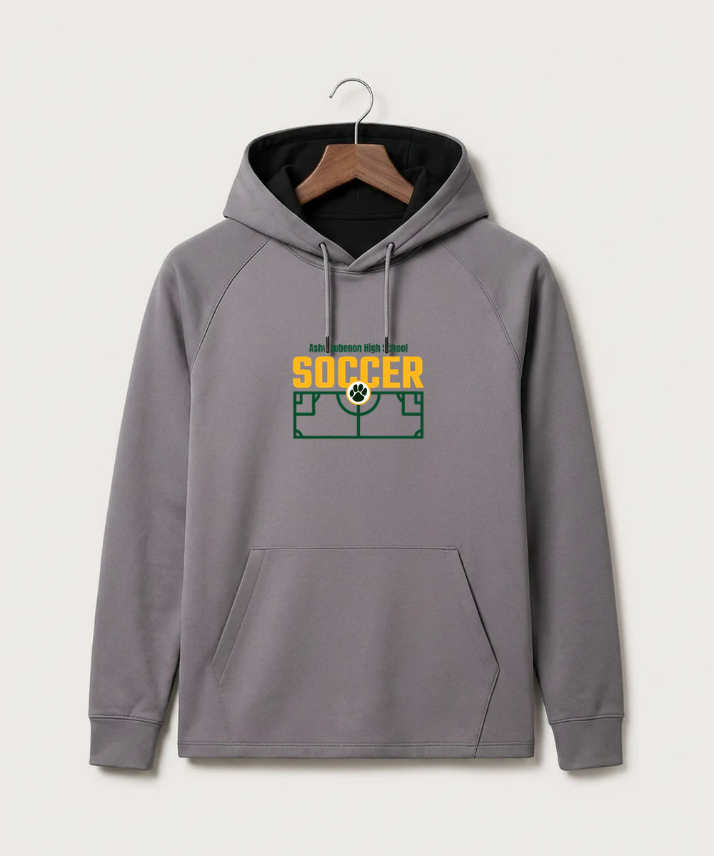 Ashwaubenon High School Soccer (Boys) - Gray Hoodie - Full Front