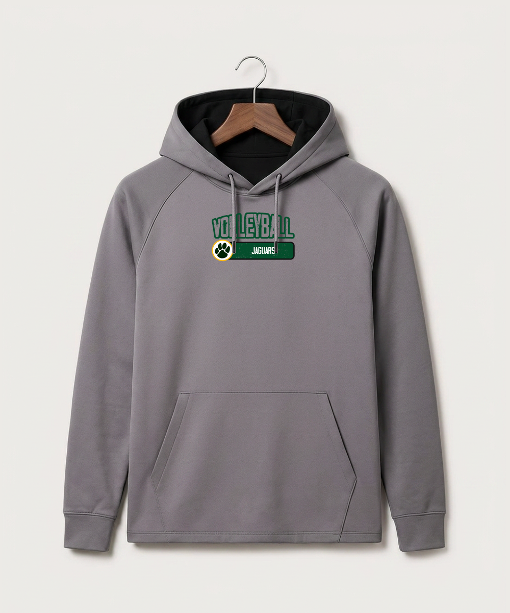 Ashwaubenon High School Volleyball (Sandbox) - Gray Hoodie - Full Front