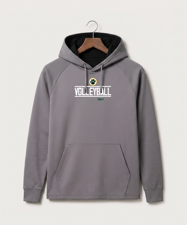 Ashwaubenon High School Volleyball (Sandbox) - Gray Hoodie - Full Front