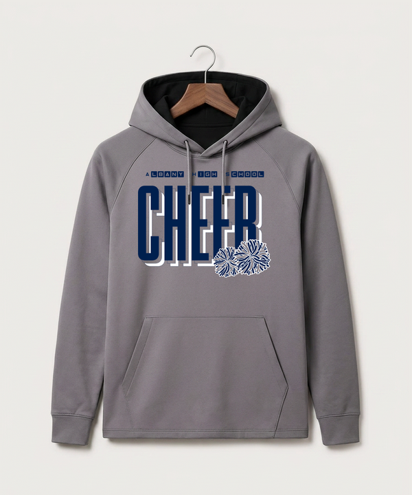 Albany High School Cheerleading - Gray Hoodie - Full Front