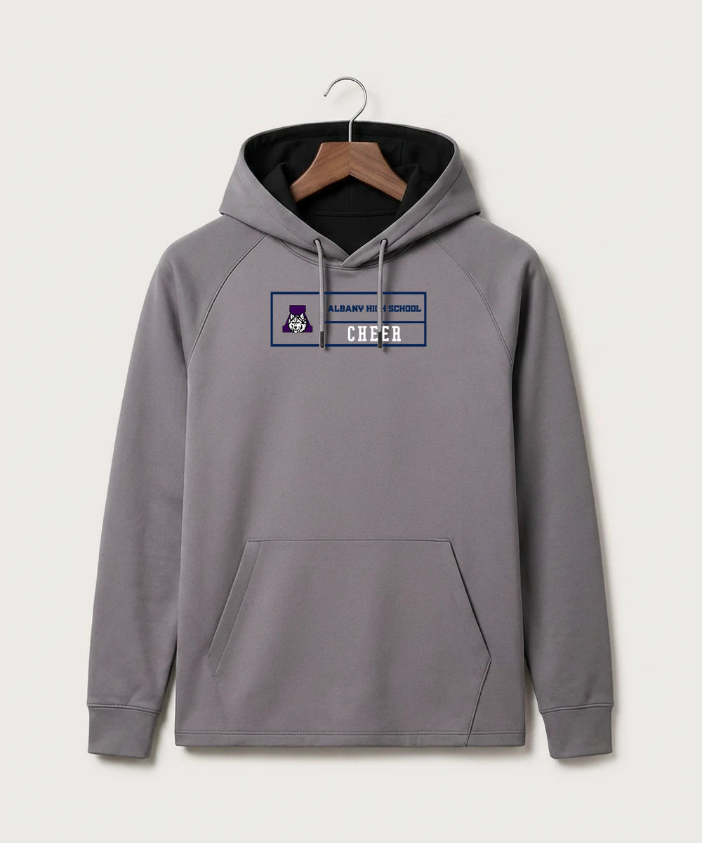 Albany High School Cheerleading - Gray Hoodie - Full Front
