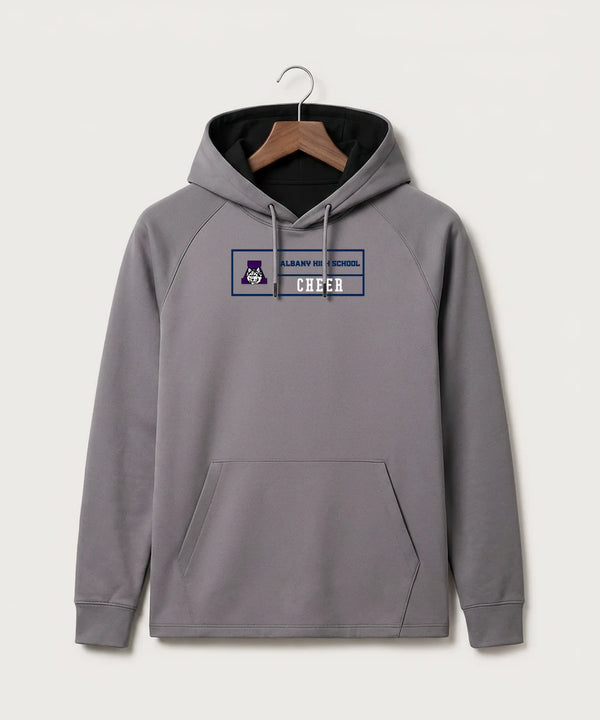 Albany High School Cheerleading - Gray Hoodie - Full Front