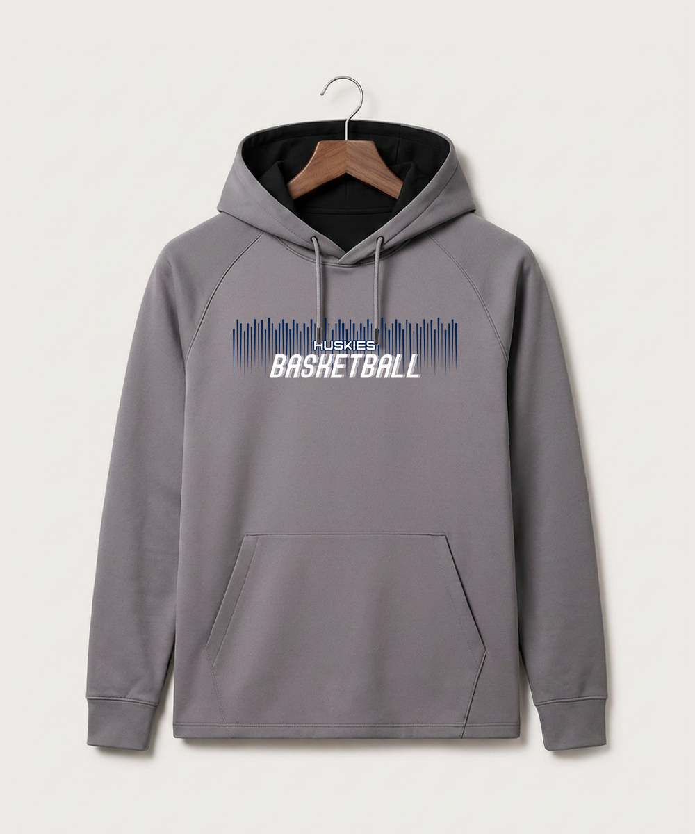Albany High School Basketball (Boys) - Gray Hoodie - Full Front
