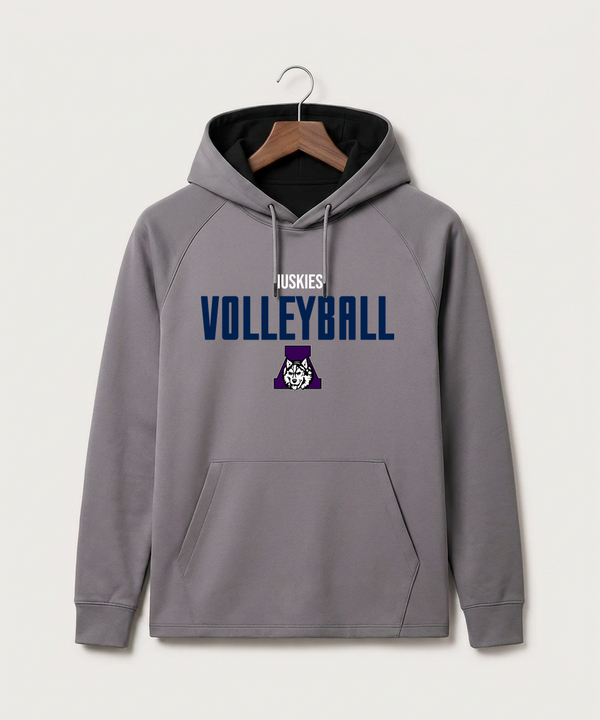 Albany High School Volleyball (Girls) - Gray Hoodie - Full Front