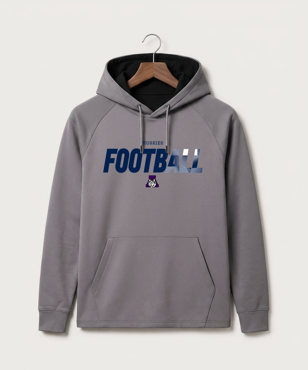 Albany High School Football (Boys) - Gray Hoodie - Full Front
