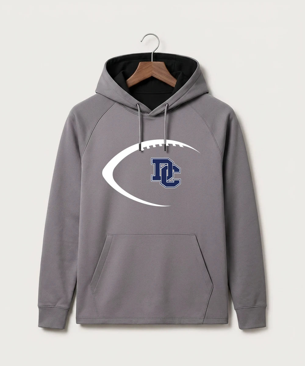 Dassel Cokato High School Football (Boys) - Gray Hoodie - Full Front