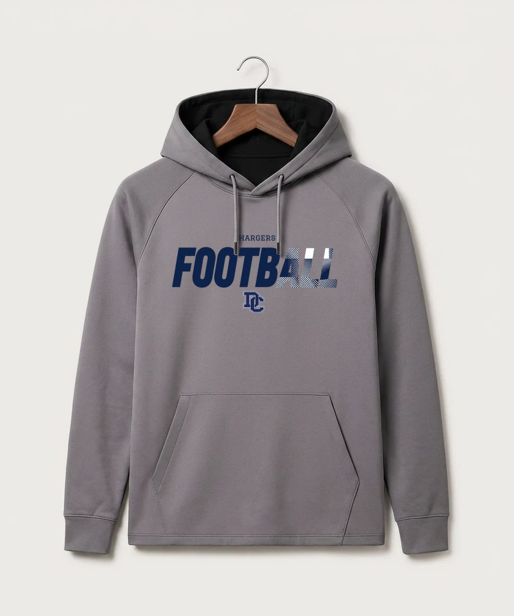Dassel Cokato High School Football (Boys) - Gray Hoodie - Full Front